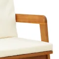 Banc de jardin avec coussins 115x65x71 cm Bois d'acacia massif