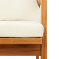 Banc de jardin avec coussins 115x65x71 cm Bois d'acacia massif