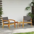 Chaises de jardin  2 pcs 59,5x70,5x72,5 cm en bois massif d'acacia