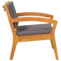Chaises de jardin  2 pcs 59,5x70,5x72,5 cm en bois massif d'acacia