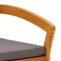 Chaises de jardin  2 pcs 59,5x70,5x72,5 cm en bois massif d'acacia