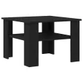Table basse  en chêne noir, 60x60x42 cm, en bois d'ingénierie
