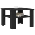 Table basse  en chêne noir, 60x60x42 cm, en bois d'ingénierie
