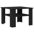 Table basse  en chêne noir, 60x60x42 cm, en bois d'ingénierie