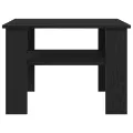 Table basse  en chêne noir, 60x60x42 cm, en bois d'ingénierie