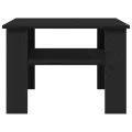 Table basse  en chêne noir, 60x60x42 cm, en bois d'ingénierie