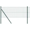 Set de Poteaux de Clôture Ensemble de 2 Vert