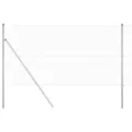 Set de poteaux de clôture 2 unités Acier galvanisé 10 x 1 m