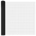 Set de Poteaux de Clôture Ensemble de 2 Gris Métal, Plastique