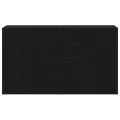 Buffet Chêne noir Bois d'ingénierie 120 x 36 x 69 cm Rangement