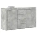 Buffet  Gris béton Bois d'ingénierie 120 x 36 x 69 cm Rangement