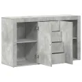 Buffet  Gris béton Bois d'ingénierie 120 x 36 x 69 cm Rangement