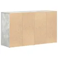 Buffet  Gris béton Bois d'ingénierie 120 x 36 x 69 cm Rangement