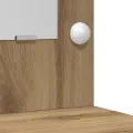 Ensemble de coiffeuse 3 pièces avec LED en bois d'artisan
