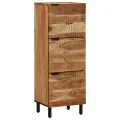 Highboard  40x33x110 cm en bois d'acacia solide