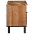Meuble TV  100x33,5x46 cm en Bois Massif d'Acacia