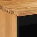 Meuble TV  100x33,5x46 cm en Bois Massif d'Acacia