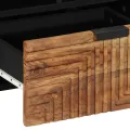 Meuble TV  100x33,5x46 cm en Bois Massif d'Acacia