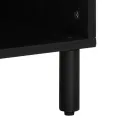 Meuble TV  100x33,5x46 cm en Bois Massif d'Acacia