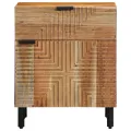 Table de chevet  50x33x60 cm en bois massif d'acacia