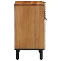 Table de chevet  50x33x60 cm en bois massif d'acacia