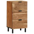 Buffet 40x33x75 cm Bois Massif Acacia