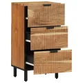 Buffet 40x33x75 cm Bois Massif Acacia