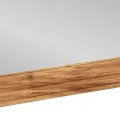 Miroir de salle de bain 50x70x3 cm en bois massif d'acacia