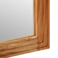 Miroir de salle de bain 50x70x3 cm en bois massif d'acacia
