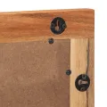 Miroir de salle de bain 50x70x3 cm en bois massif d'acacia