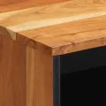 Table de chevet  50x33x62 cm en Bois d'Acacia Massif