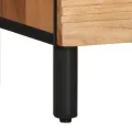 Table de chevet  50x33x62 cm en Bois d'Acacia Massif