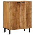 Buffets en bois massif d'acacia 3 pièces, 60x33x75 cm