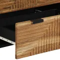 Buffets en bois massif d'acacia 3 pièces, 60x33x75 cm