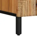 Meuble TV  105x33,5x46 cm en bois massif d'acacia