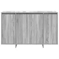 Buffet gris sonoma en bois d'ingénierie 120 x 41 x 75 cm