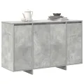 Buffet gris béton Gris béton Mélamine 120 x 41 x 75 cm