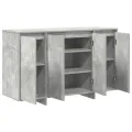 Buffet gris béton Gris béton Mélamine 120 x 41 x 75 cm