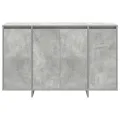 Buffet gris béton Gris béton Mélamine 120 x 41 x 75 cm
