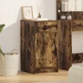 Buffet  Chêne Fumé 40x41x75 cm Bois Ingénierie