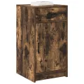 Buffet  Chêne Fumé 40x41x75 cm Bois Ingénierie