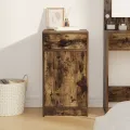 Buffet  Chêne Fumé 40x41x75 cm Bois Ingénierie