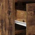 Buffet  Chêne Fumé 40x41x75 cm Bois Ingénierie