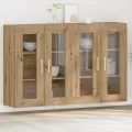 Armoires Murales 2 pcs Chêne Artisan 69,5x34x90 cm Bois d'ingénierie