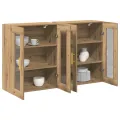 Armoires Murales 2 pcs Chêne Artisan 69,5x34x90 cm Bois d'ingénierie