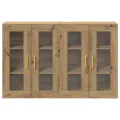 Armoires Murales 2 pcs Chêne Artisan 69,5x34x90 cm Bois d'ingénierie