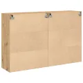 Armoires Murales 2 pcs Chêne Artisan 69,5x34x90 cm Bois d'ingénierie