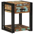 Tables de chevet 2 pcs 40x40x50 cm Bois récupéré