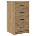 Buffet en chêne artisanal 40x41x75 cm Bois d'ingénierie
