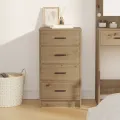 Buffet en chêne artisanal 40x41x75 cm Bois d'ingénierie